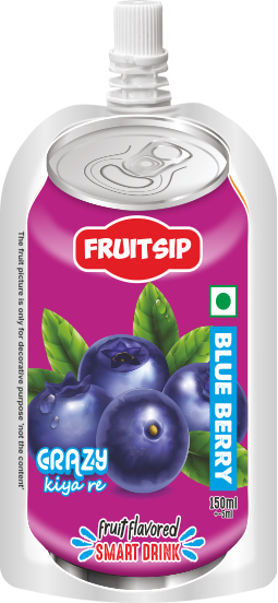 150 ML SPOUT POUCH BLUE BERRY